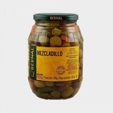 UNIDAD MEZCLADILLO BERNAL TARRO CRISTAL 600 GR