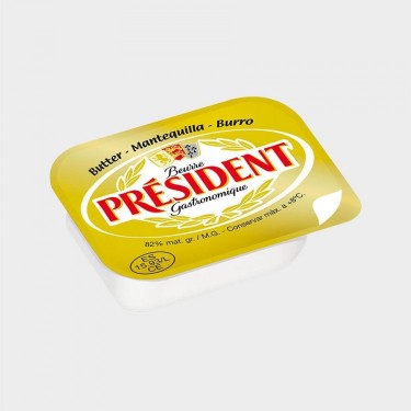 MANTEQUILLA PRESIDENT 10G X100 UNIDADES