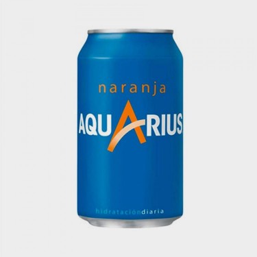 AQUARIUS LATA NARANJA X24