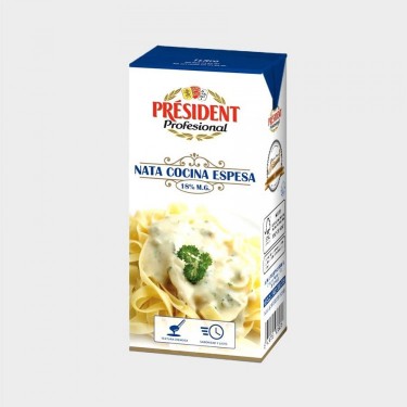 UNIDAD NATA espesa PRESIDENT cocinar 1L