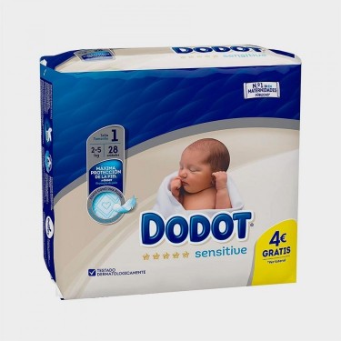 UNIDAD DODOT SENSITIVE T-1 RECIEN NACIDO 2-5 KG 28