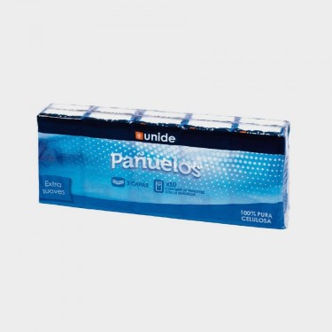 UNIDAD PAÑUELO UNIDE ESTANDAR 3 CAPAS 10 UD