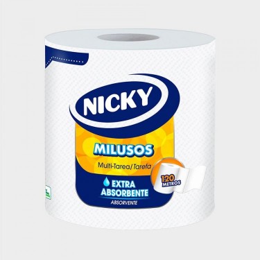 UNI.ROLLO NICKY MULTIUSOS EXTRA ABSORBENTE 2CPAS