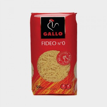 UNI. FIDEO NUM 0 GALLO 500 GR
