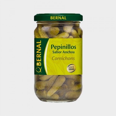 UNIDAD PEPINILLOS BERNAL TARRO CRISTAL 170 GR