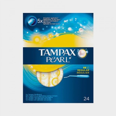 UNI.TAMPONES TAMPAX COMPACK PEARL REGULAR X24