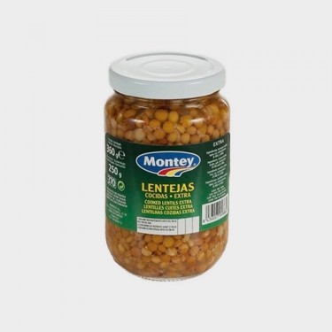 UNIDAD LENTEJA NATURAL TARRO 314ML MONTEY