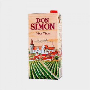 UNIDAD BRIK VINO DON SIMON TINTO 1L