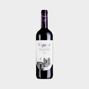 botella VEGAZAR TINTO JOVEN D.O. RIBERA DUERO